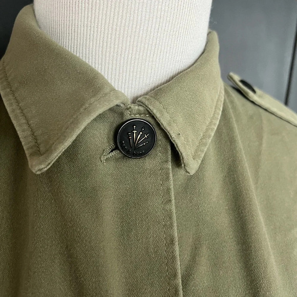 Rag & Bone O’Hara Cargo Utility Jacket Army Green Military Casual Women’s 2 - Picture 5 of 14